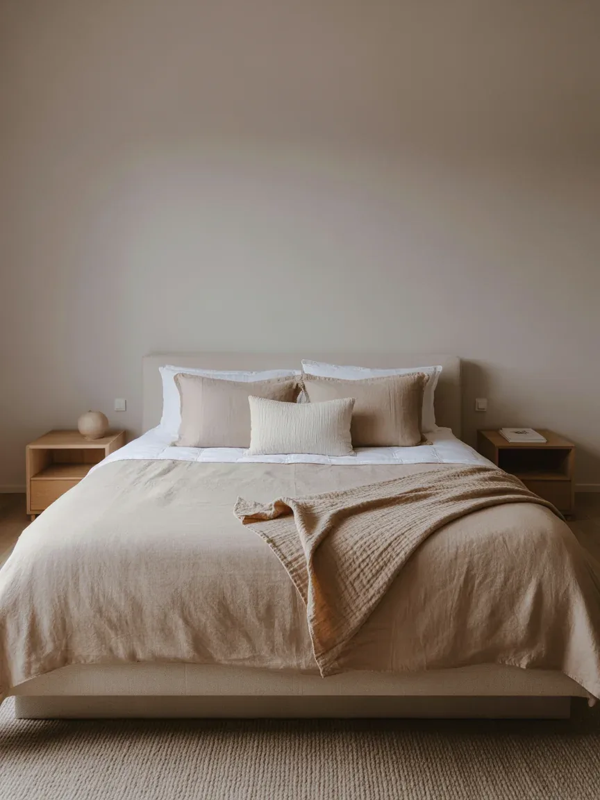 1. Warm Minimalist Retreat With Soft Neutrals 1. Warm Minimalist Retreat With Soft Neutrals