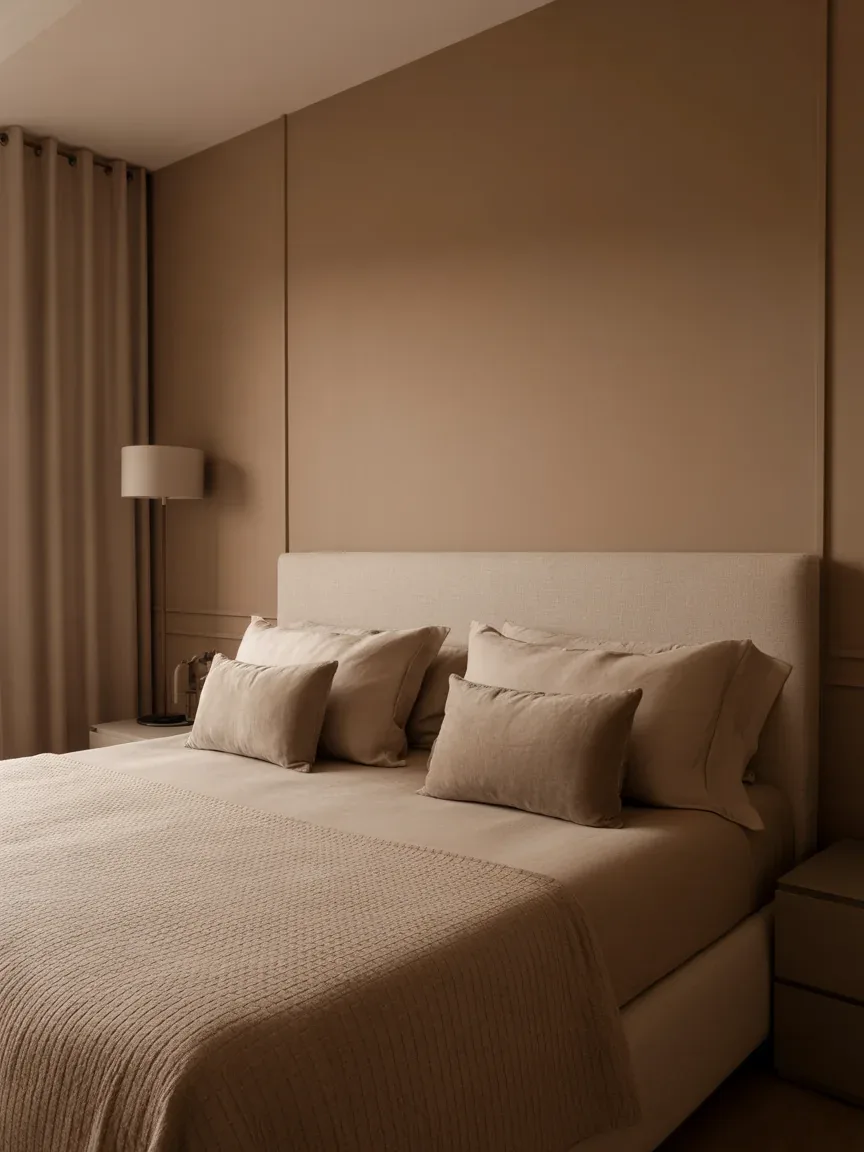 19. Warm Monochrome Bedroom 19. Warm Monochrome Bedroom