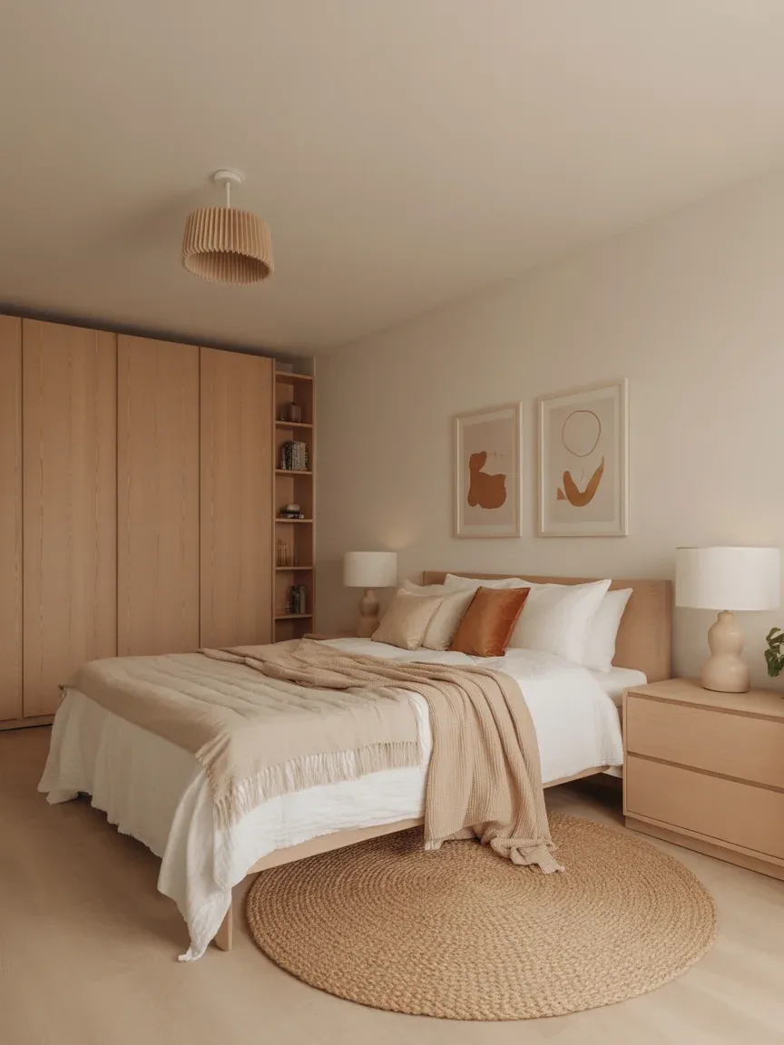 15. Warm Scandinavian With Natural Touches 15. Warm Scandinavian With Natural Touches