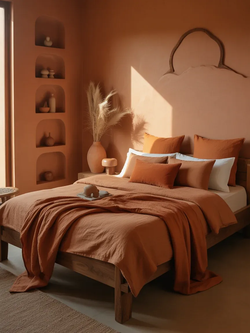 1. Warm Terracotta Retreat With Rustic Charm 1. Warm Terracotta Retreat With Rustic Charm