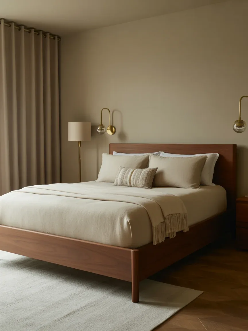 10. Warm Walnut And Cream Elegance 10. Warm Walnut And Cream Elegance