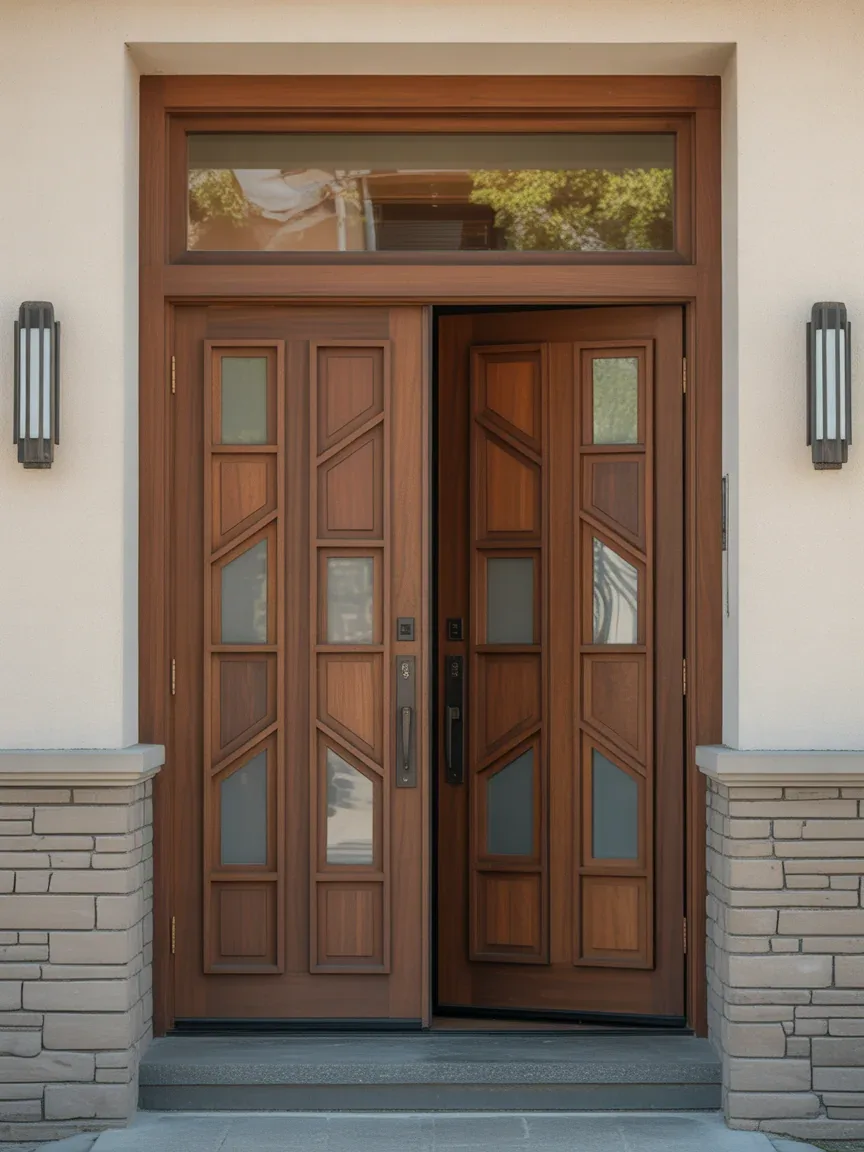2. Warm Walnut Mid-Century Inspired Entry 2. Warm Walnut Mid-Century Inspired Entry