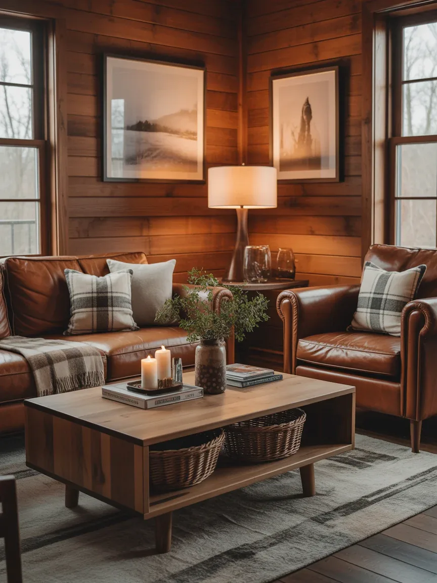 2. Warm Wood Cabin-Inspired Comfort 2. Warm Wood Cabin-Inspired Comfort