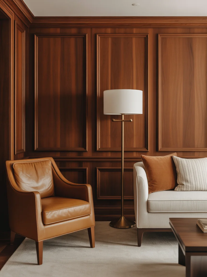 3. Warm Wood Paneling Revival