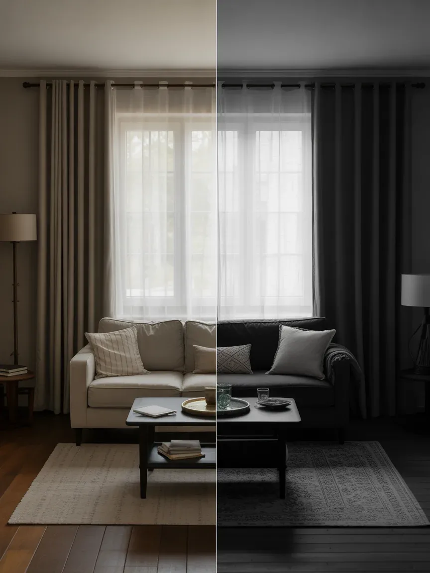 What’s the Real Difference Between Blackout and Sheer Curtains? What’s the Real Difference Between Blackout and Sheer Curtains?