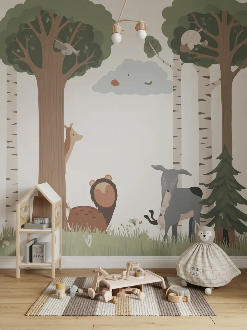 10. Whimsical Forest Kids Room 10. Whimsical Forest Kids Room