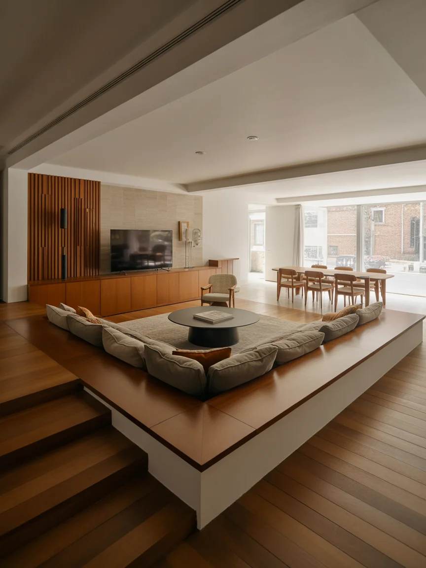 Why Sunken Living Rooms Are Trending Again