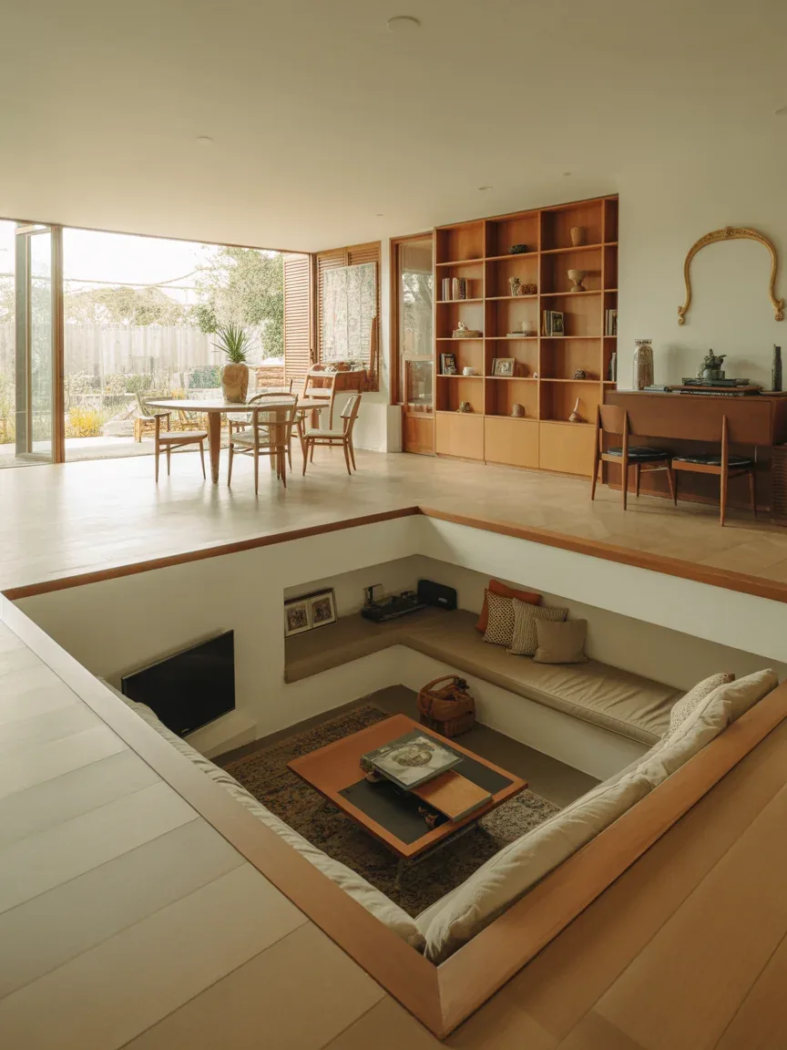 Why Sunken Living Rooms Still Hit Different Why Sunken Living Rooms Still Hit Different
