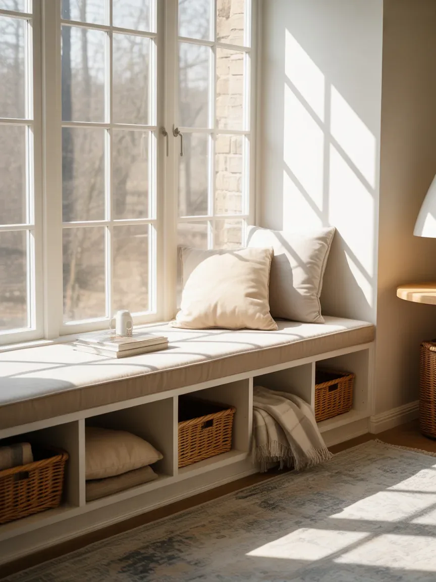 12. Window Seat Storage Nook 12. Window Seat Storage Nook