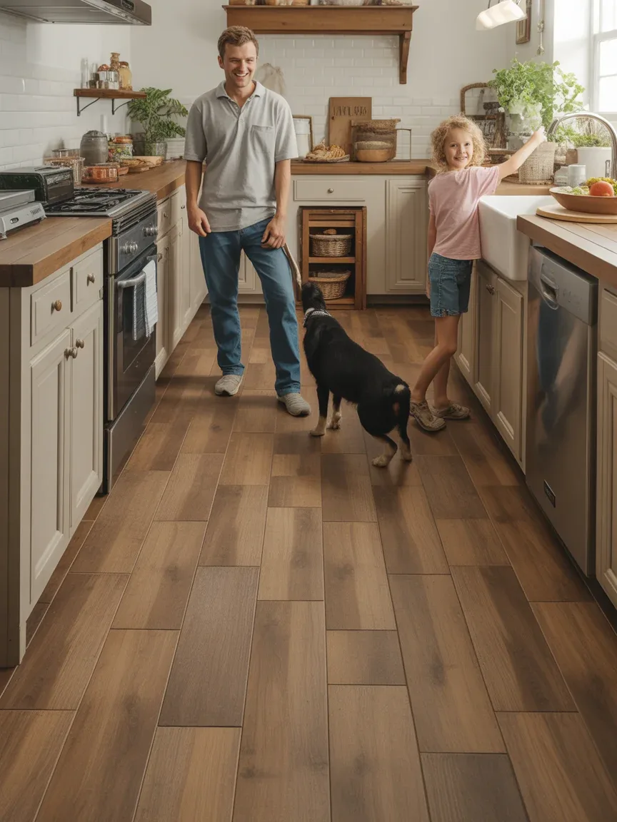 10. Wood-Look Porcelain Tile for Low-Maintenance Warmth 10. Wood-Look Porcelain Tile for Low-Maintenance Warmth
