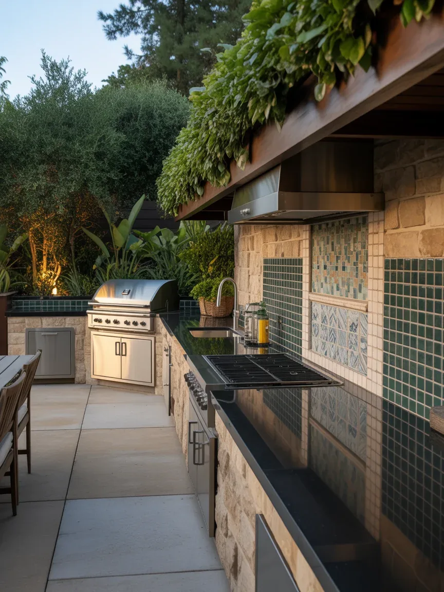 16 Outdoor Kitchen Backsplash Ideas That Add Style and Durability Instantly