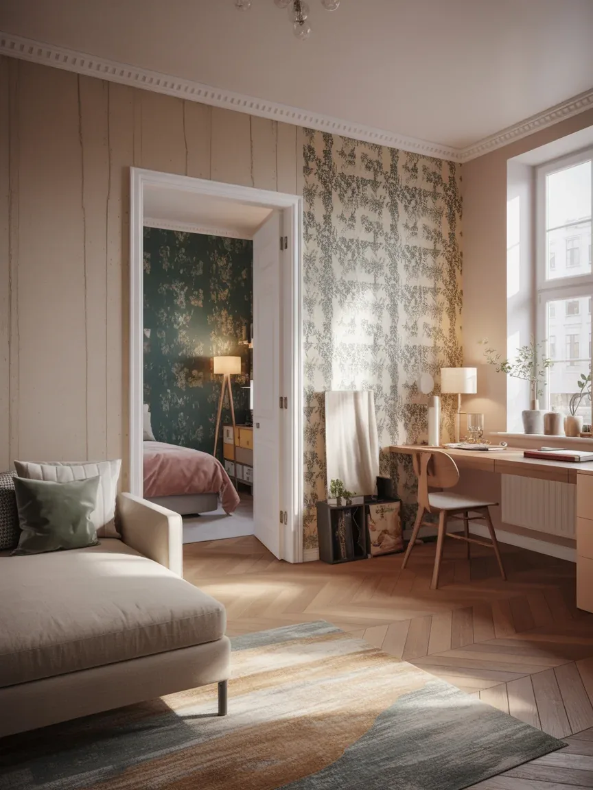 16 Removable Wallpaper for Renters Ideas That Instantly Upgrade Plain Apartment Walls Stylishly