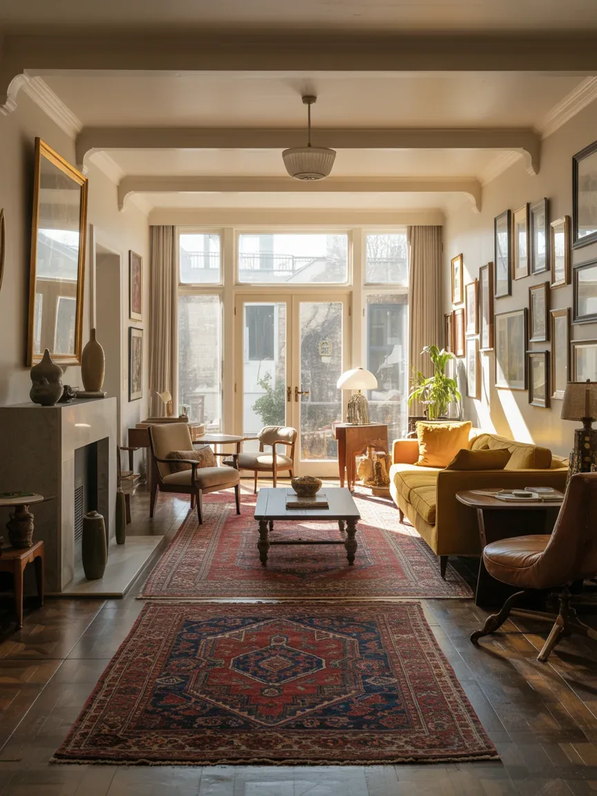 17 Eclectic Living Room Ideas That Perfectly Blend Vintage and Modern Elements