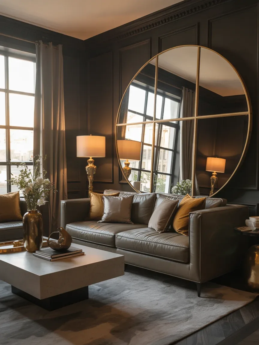 17 Mirror Wall Decor Ideas That Brighten Dark Rooms and Add a Luxury Feel Instantly