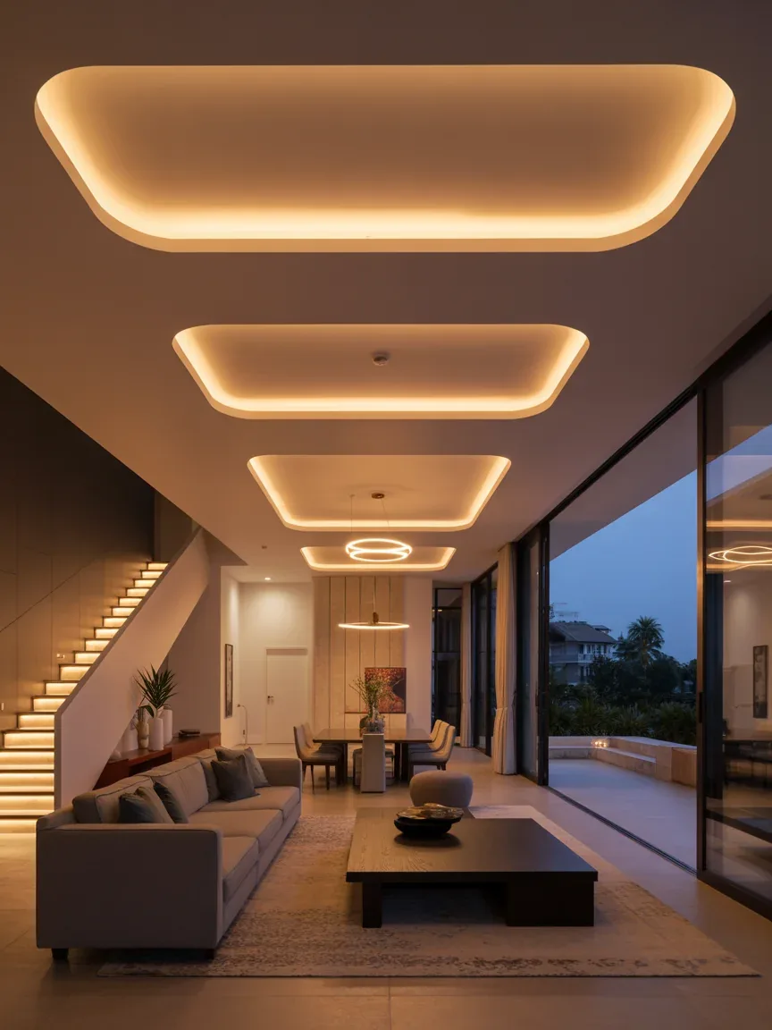 17 Profile Light Ceiling Design Ideas That Make Modern Homes Look Sleek and Sophisticated