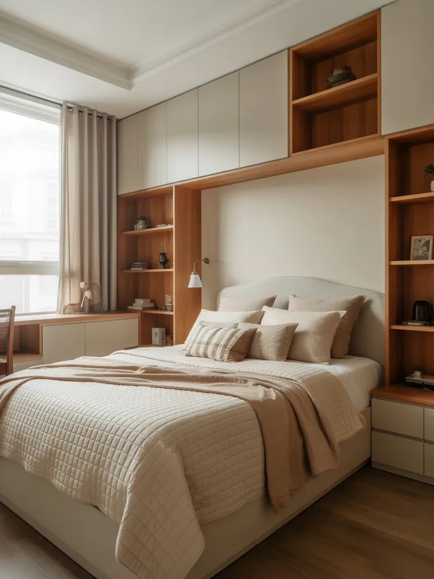 18 Small Bedroom Design Ideas for Couples That Maximize Space Beautifully