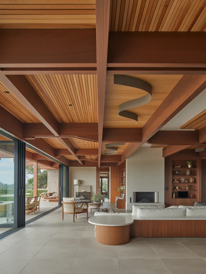 18 Wooden Ceiling Design Ideas That Add Warmth, Texture, and Luxury to Modern Interiors