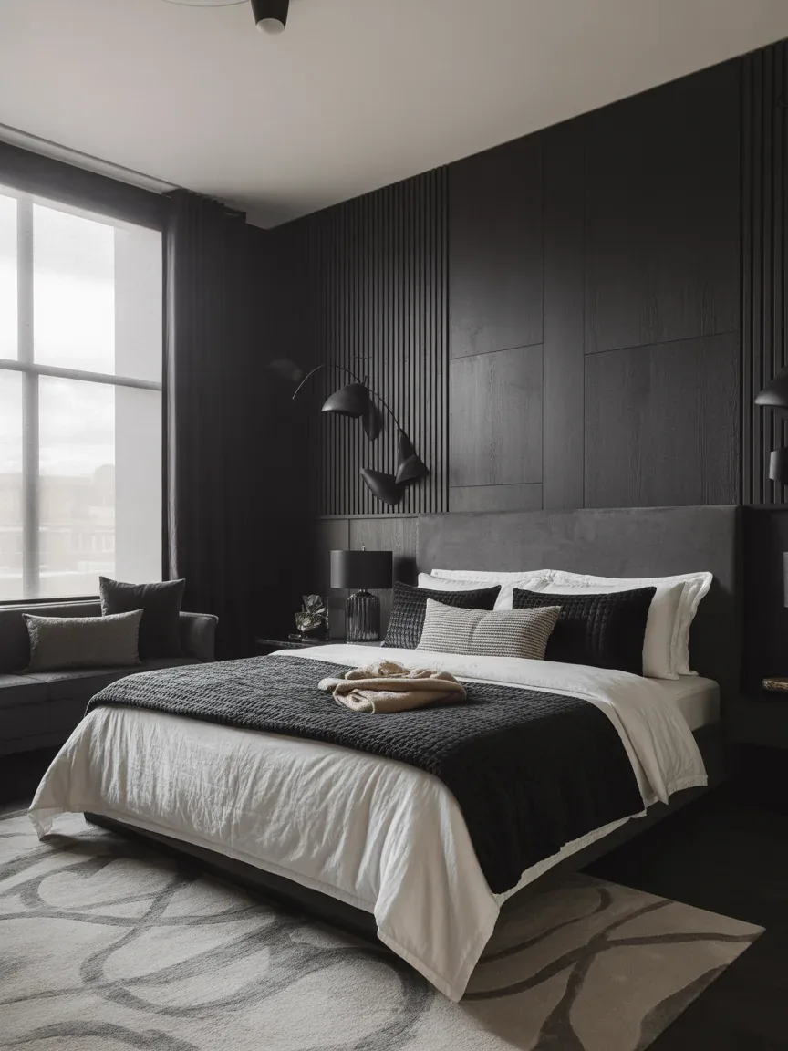 20 Black, White, and Grey Bedroom Ideas That Feel Modern and Timeless