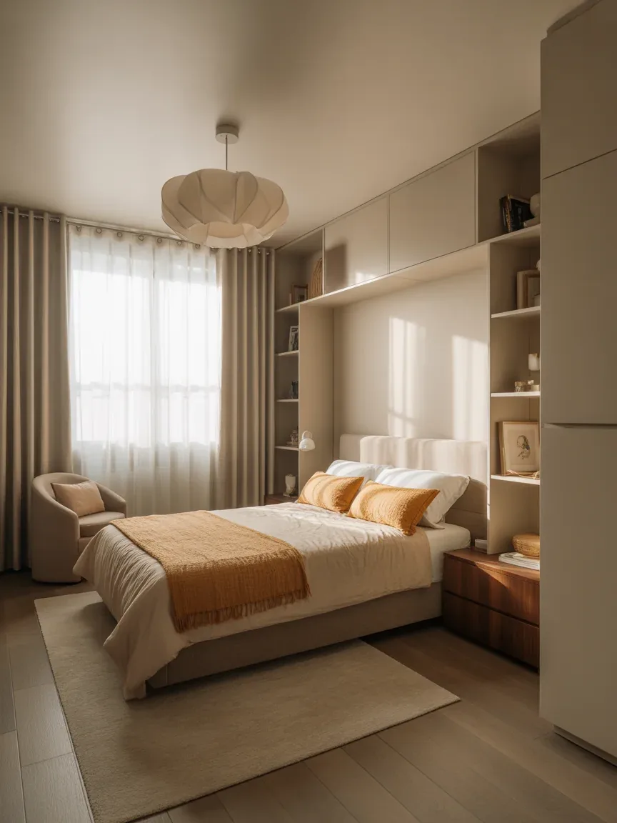 22 Small Bedroom Ideas For Couples That Maximize Space, Comfort, And Style