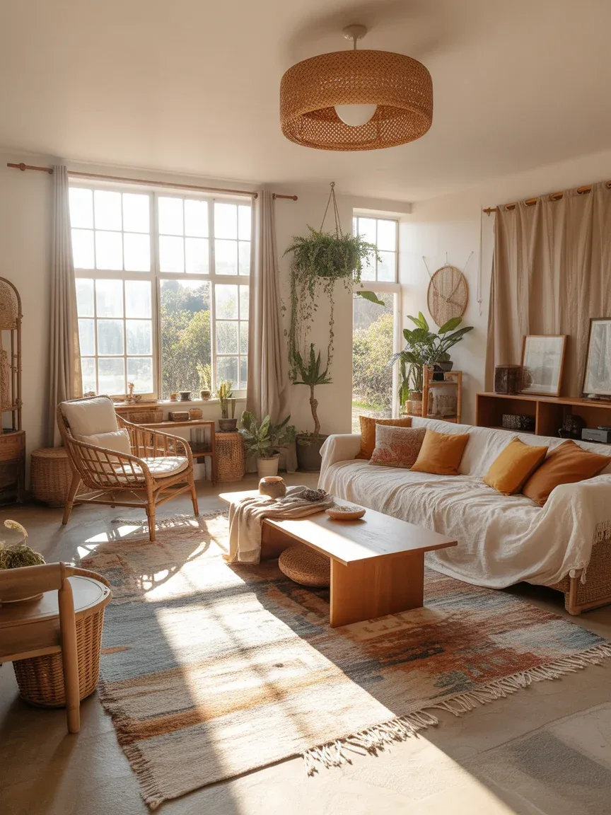 24 Boho Home Decor Ideas That Feel Relaxed, Cozy, and Stylish