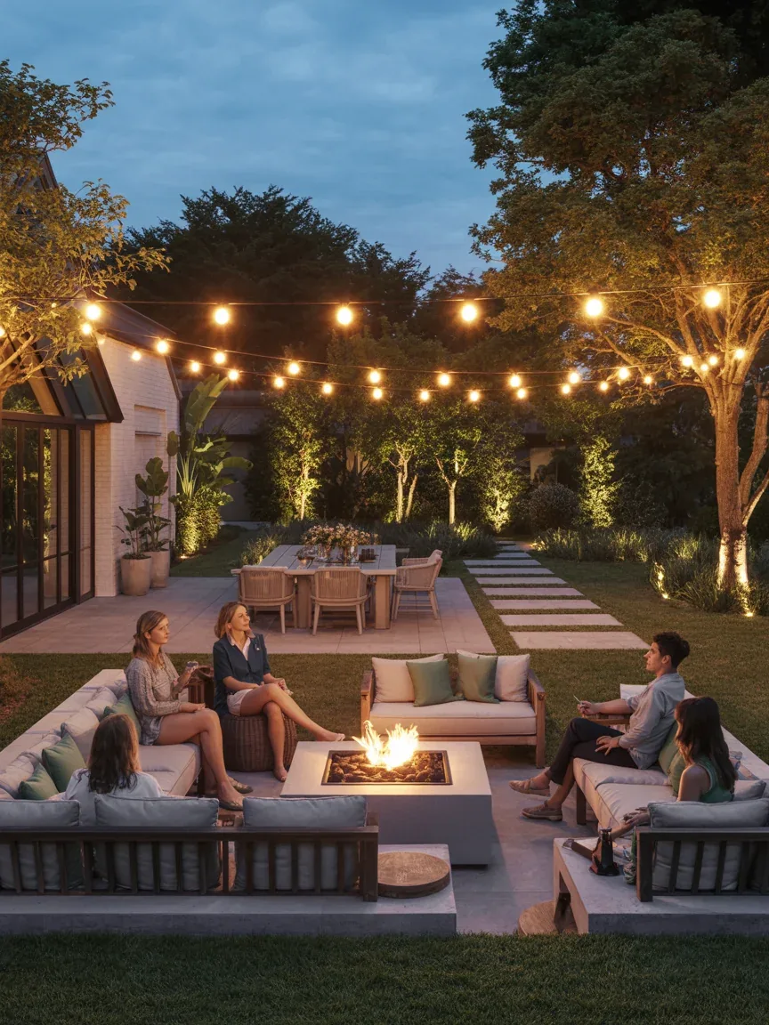Backyard Lighting Inspiration for Designing a Relaxing and Beautiful Outdoor Entertainment Space