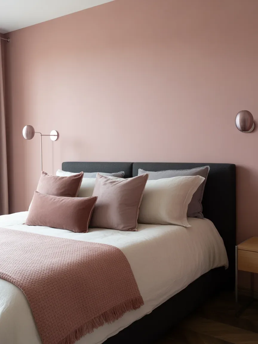 Blush Pink + Charcoal = Modern Romance Blush Pink + Charcoal = Modern Romance