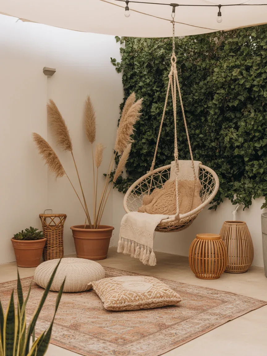 3. Boho Hammock Garden Escape 3. Boho Hammock Garden Escape