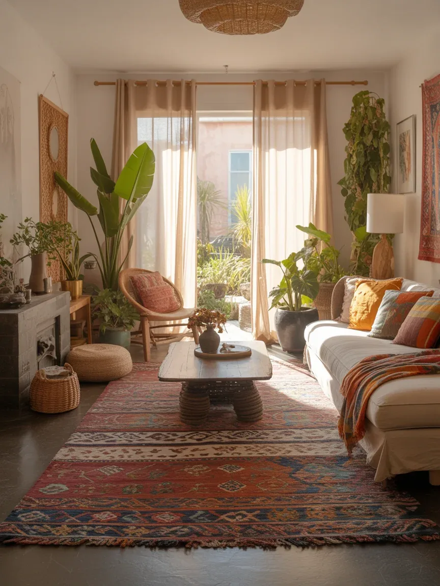 Boho Living Room Decor Ideas That Instantly Make Your Space Feel Dreamy