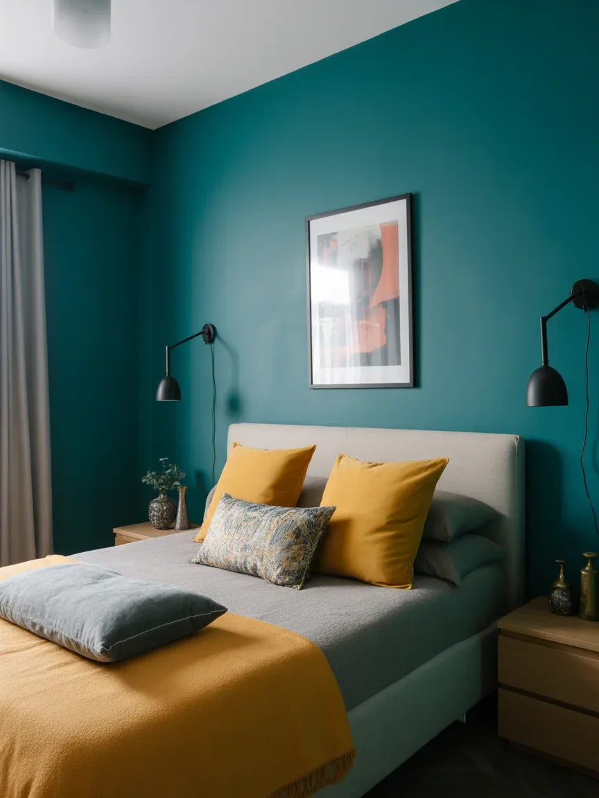 Bold Combo Alert: Teal + Mustard Bold Combo Alert: Teal + Mustard