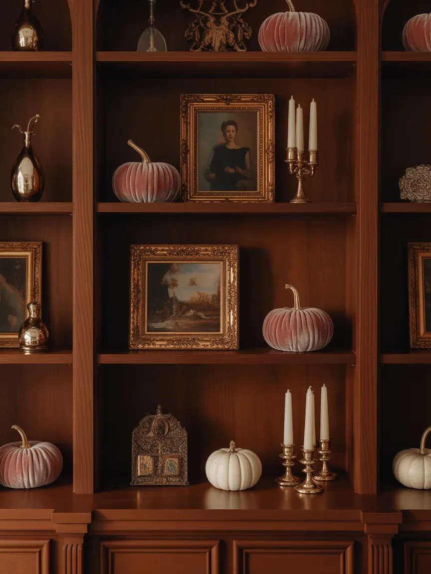6. Classic Traditional Shelves With Elegant Fall Layers 6. Classic Traditional Shelves With Elegant Fall Layers