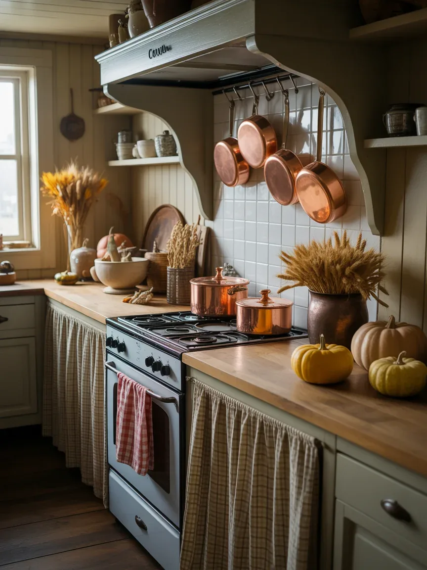 3. Cozy Cottage Kitchen With Vintage Harvest Charm 3. Cozy Cottage Kitchen With Vintage Harvest Charm