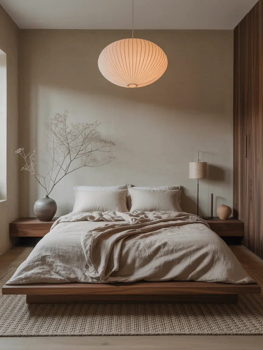 3. Cozy Japandi Escape With Floor-Level Furniture 3. Cozy Japandi Escape With Floor-Level Furniture