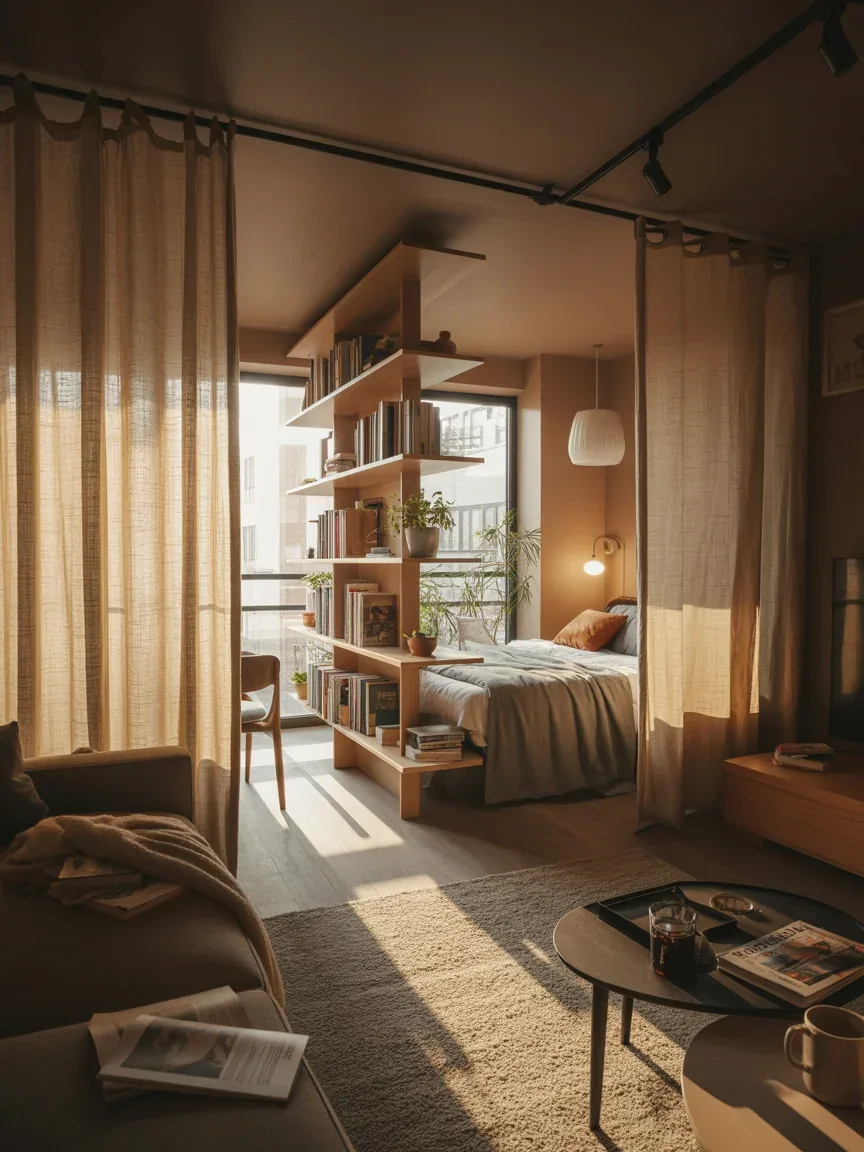 Create Separate “Zones” in Small Spaces Create Separate “Zones” in Small Spaces