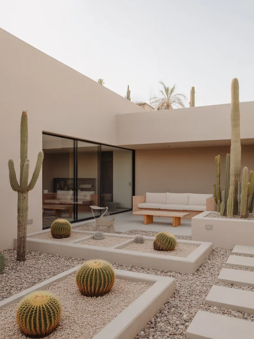 10. Desert-Inspired Modern Backyard 10. Desert-Inspired Modern Backyard