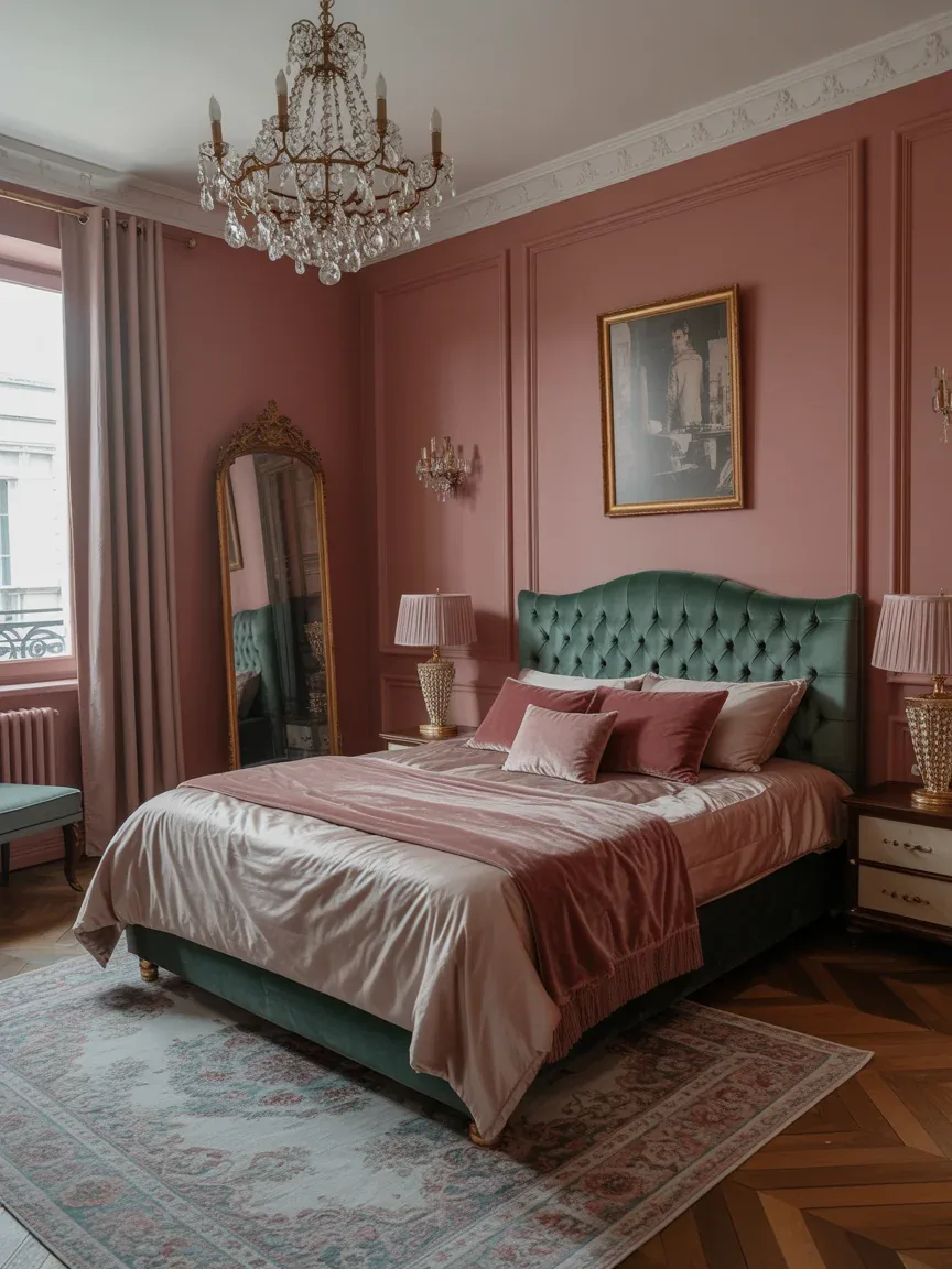 2. Dusty Rose Vintage Glam Bedroom 2. Dusty Rose Vintage Glam Bedroom