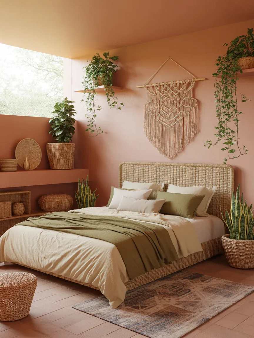 4. Earthy Boho Sanctuary With Natural Layers 4. Earthy Boho Sanctuary With Natural Layers