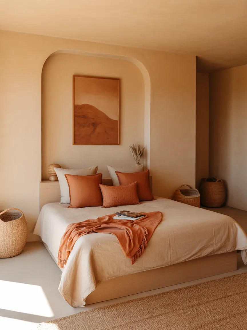 4. Earthy Terracotta and Sand Minimalist Space 4. Earthy Terracotta and Sand Minimalist Space
