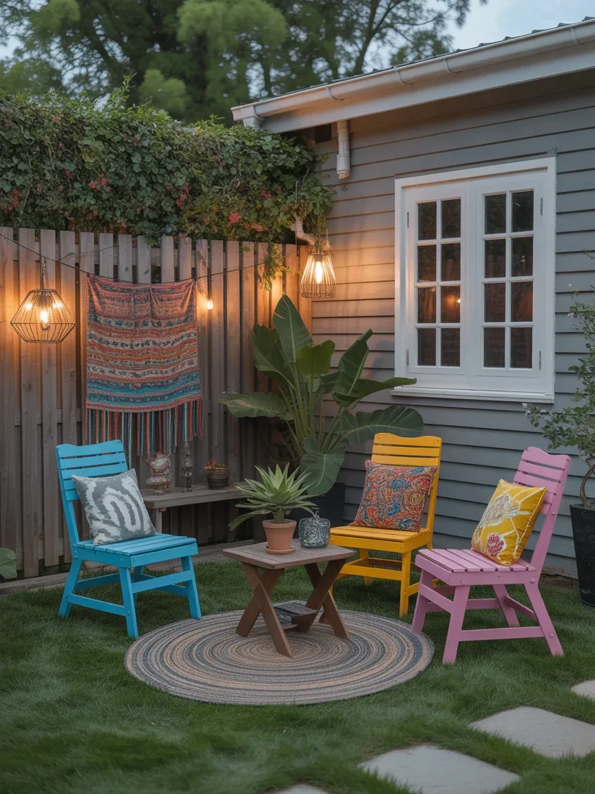 19. Eclectic Artist-Inspired Backyard 19. Eclectic Artist-Inspired Backyard