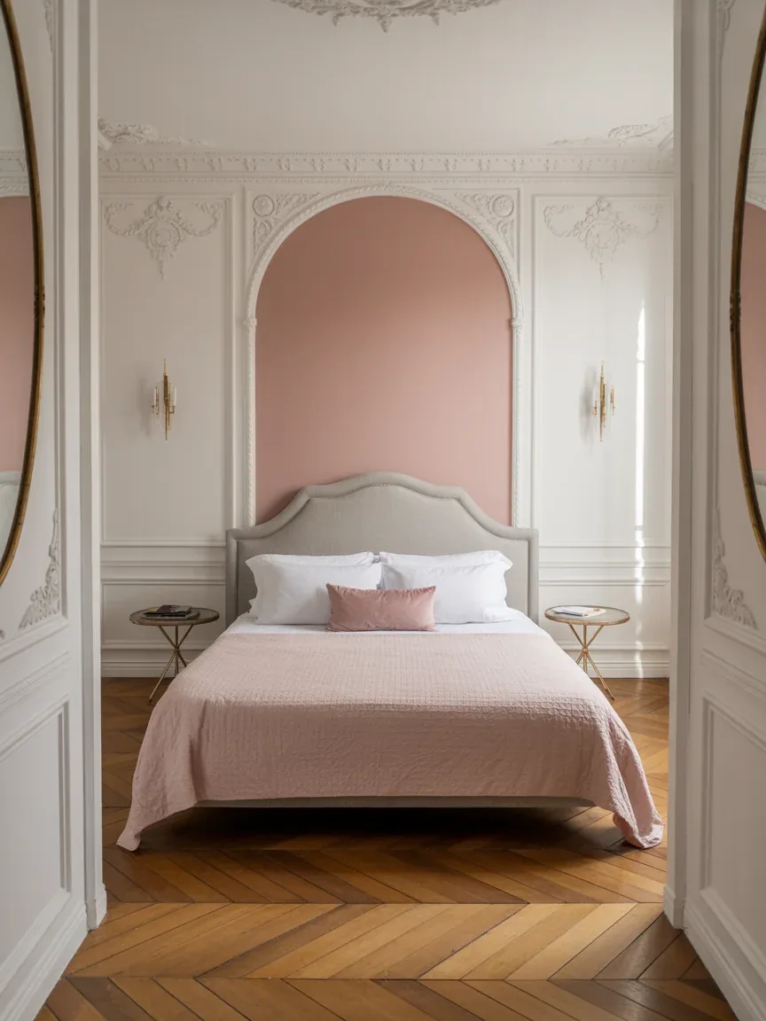 13. Feminine Paris Apartment Inspired Bedroom 13. Feminine Paris Apartment Inspired Bedroom