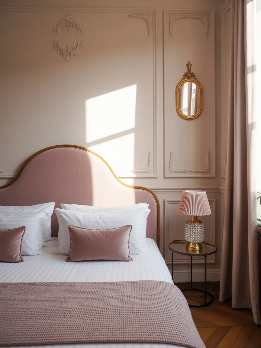 6. Feminine Parisian Chic Bedroom 6. Feminine Parisian Chic Bedroom