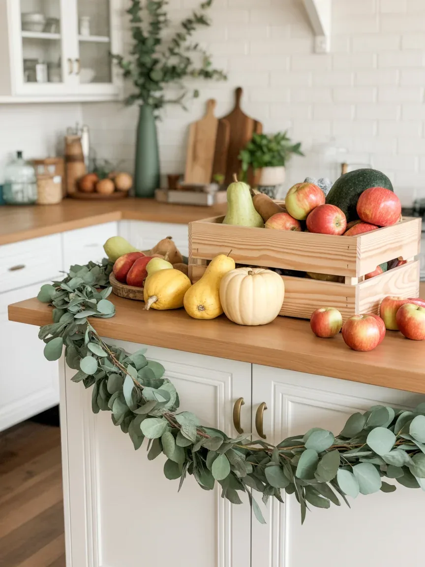 5. Harvest Market Island With Fresh Produce Displays 5. Harvest Market Island With Fresh Produce Displays