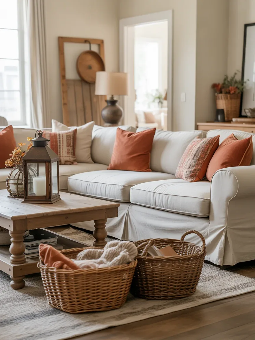 4. Harvest-Inspired Farmhouse Gathering Space 4. Harvest-Inspired Farmhouse Gathering Space