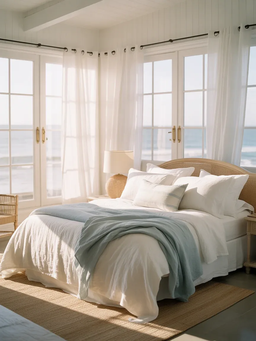 How to Create a Coastal Bedroom That Feels Light, Airy, and Relaxing Effortlessly