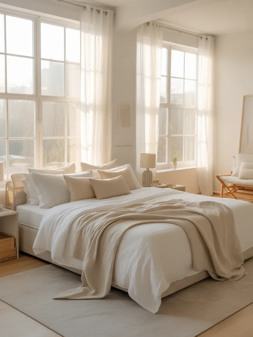 How to Create a Light and Airy Bedroom That Feels Effortless and Calm