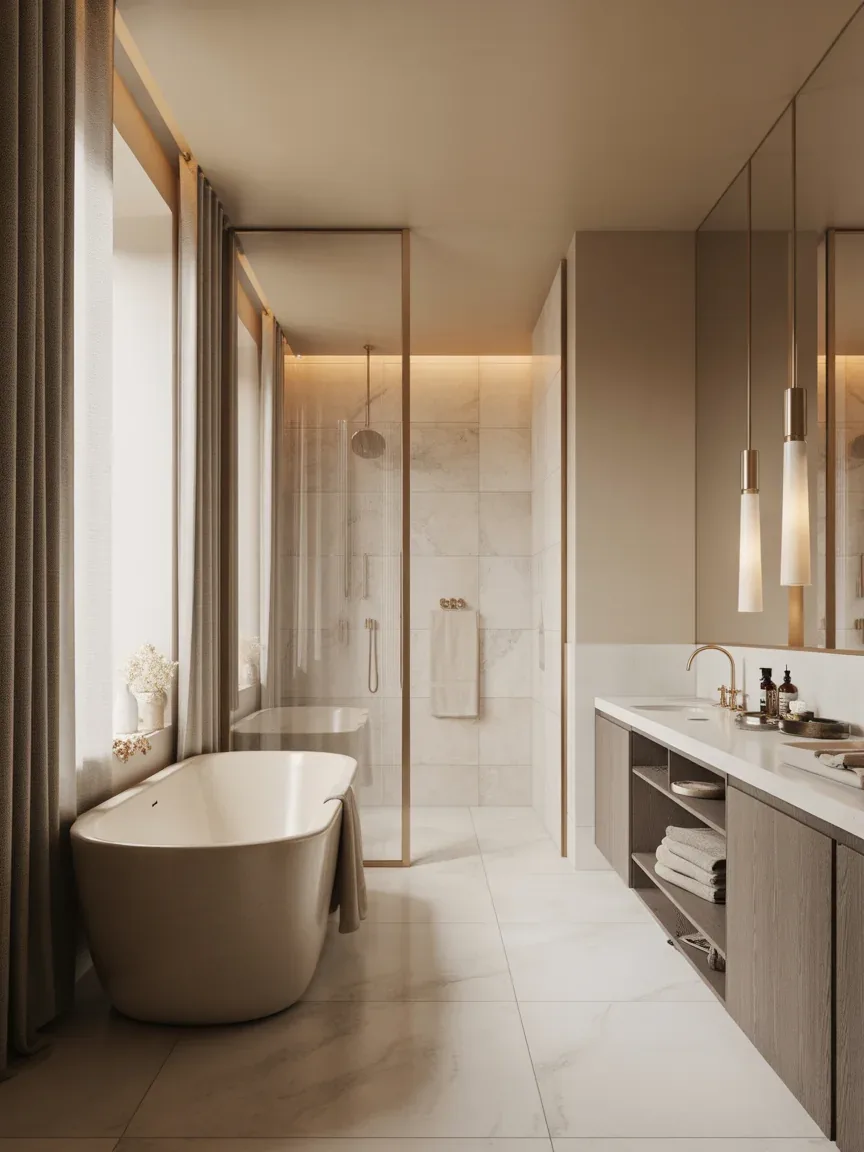 How to Create an Elegant Luxury Modern Bathroom That Feels Spa-Inspired Instantly