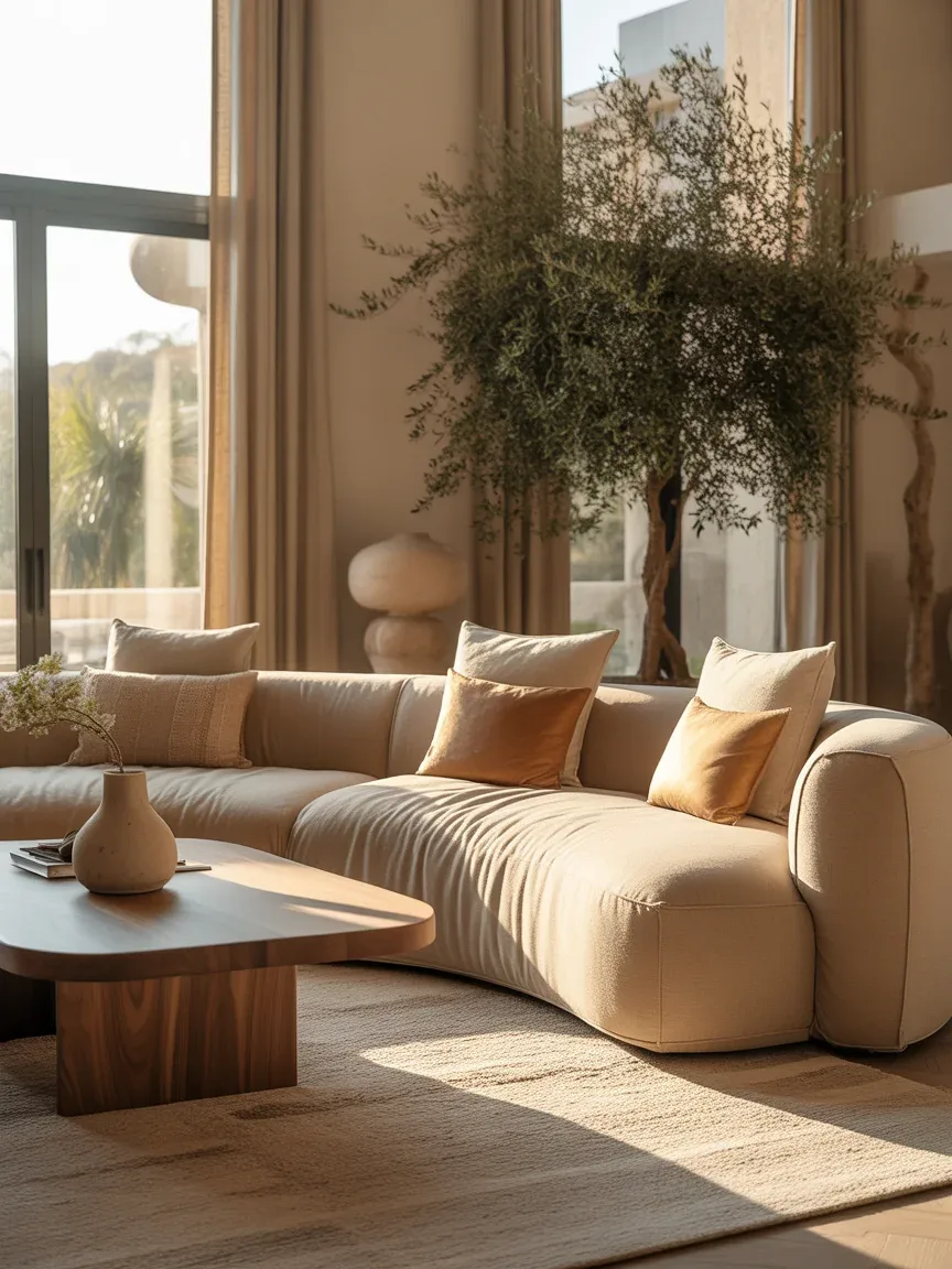 How to Create an Organic Modern Living Room That Feels Calm and Expensive