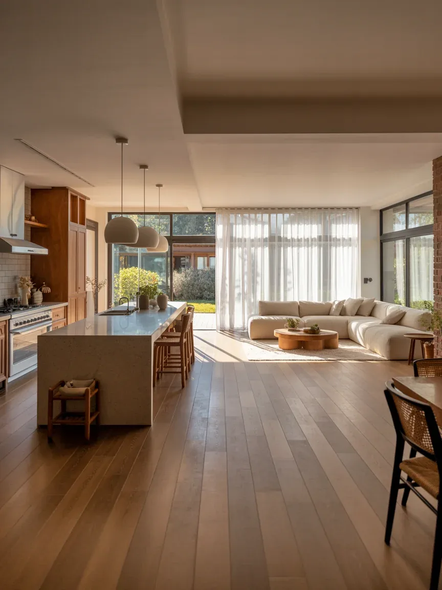 How to Design a Kitchen with a Living Room Open Concept That Feels Surprisingly Spacious