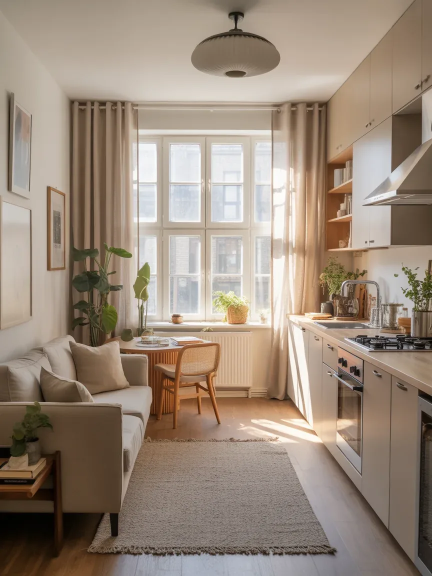 How to Design a Small Kitchen Living Room Open Concept That Feels Surprisingly Huge