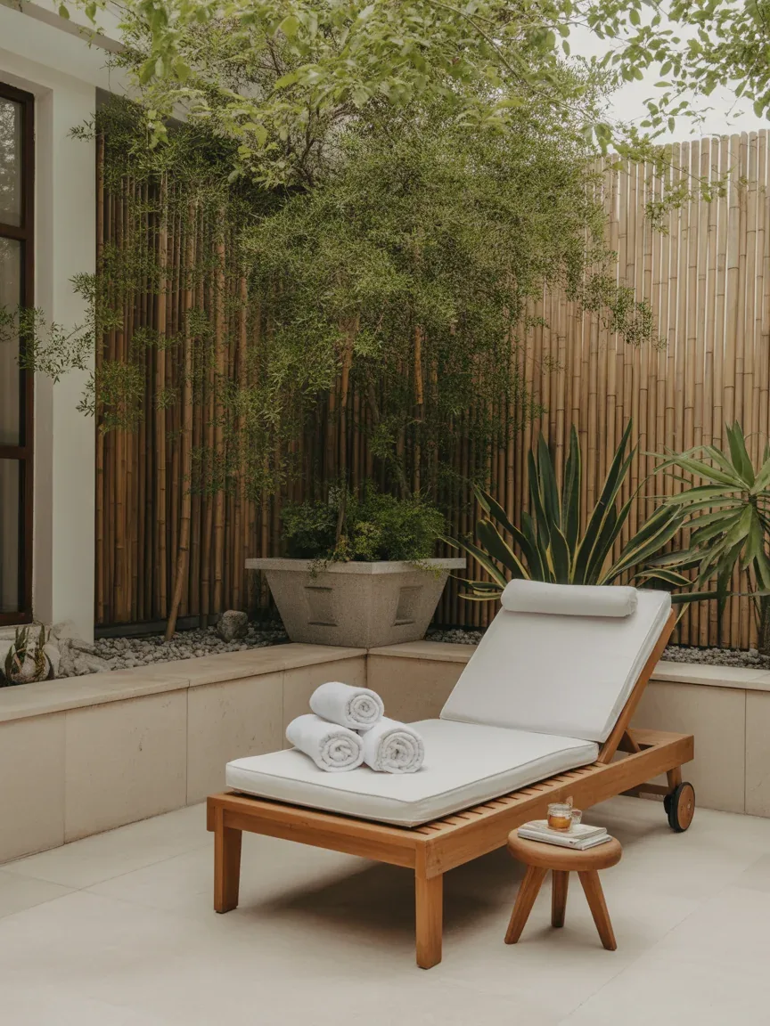 19. Luxury-Inspired Backyard Spa Corner 19. Luxury-Inspired Backyard Spa Corner