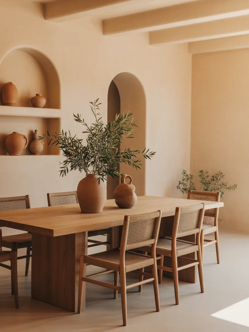 5. Mediterranean Dining Room With Rustic Summer Charm 5. Mediterranean Dining Room With Rustic Summer Charm